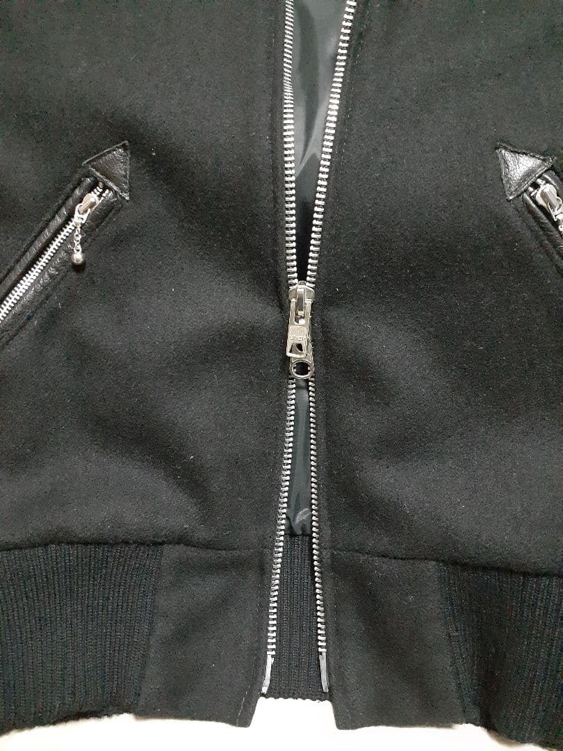 SKOOKUM★スクーカム★別注★サイズ３６★USA製★袖革スタジャン★極美品