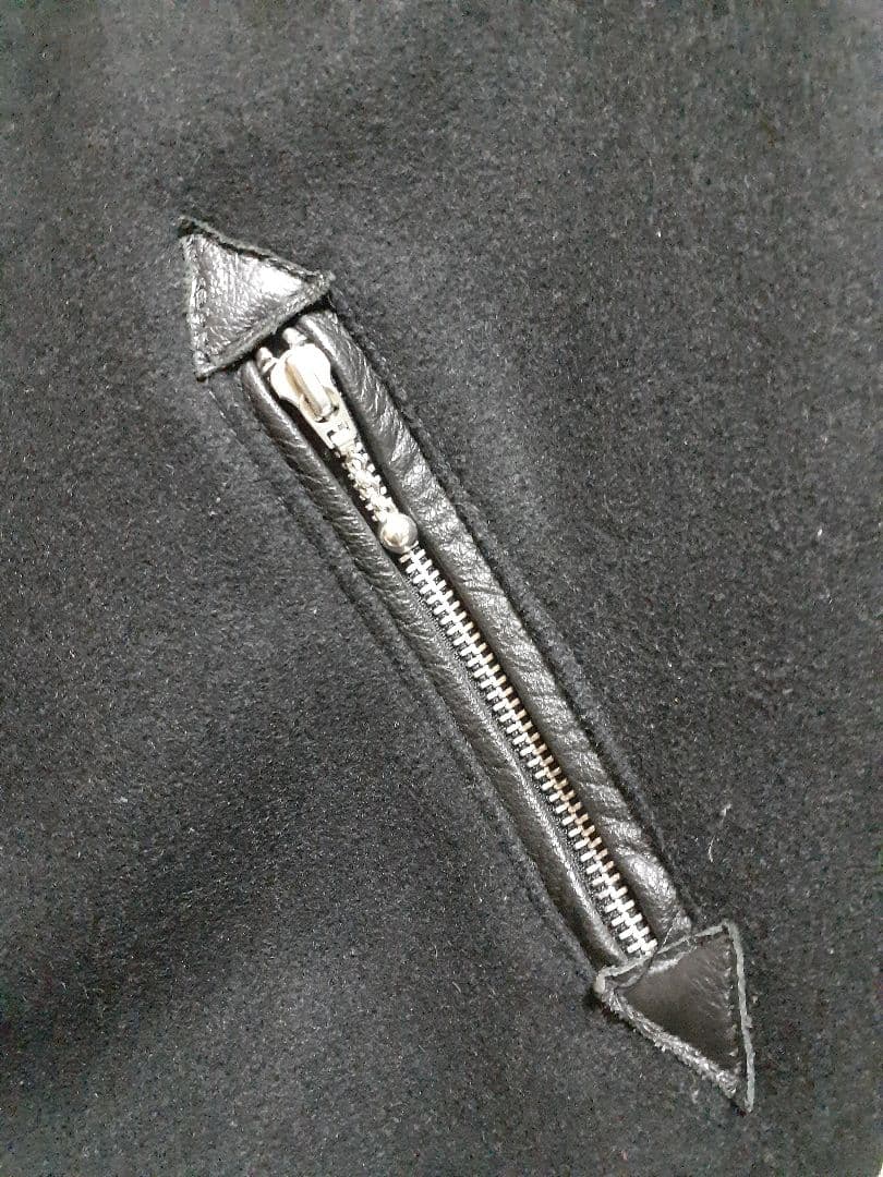 SKOOKUM★スクーカム★別注★サイズ３６★USA製★袖革スタジャン★極美品