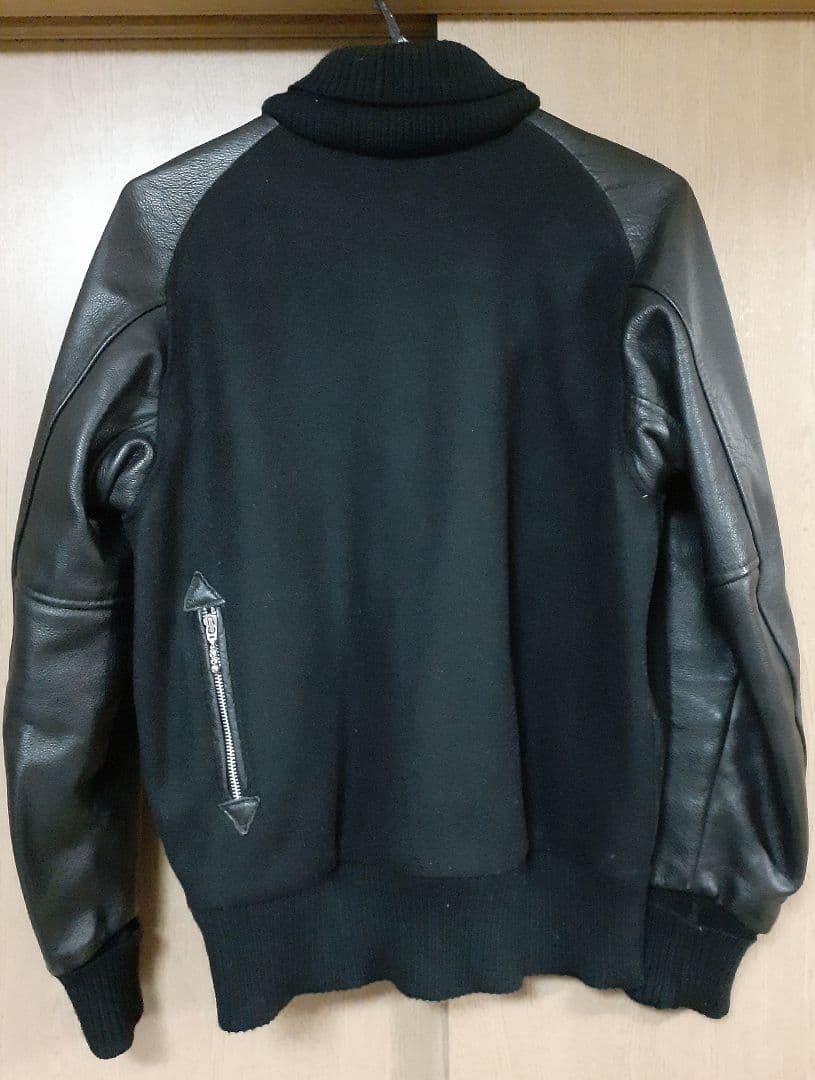 SKOOKUM★スクーカム★別注★サイズ３６★USA製★袖革スタジャン★極美品