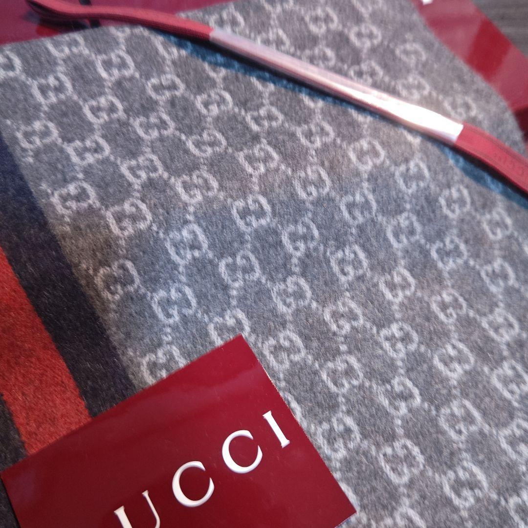 ❤極美品箱付き❤GUCCI マフラー ショール スカーフ❤最高級カシミア❤