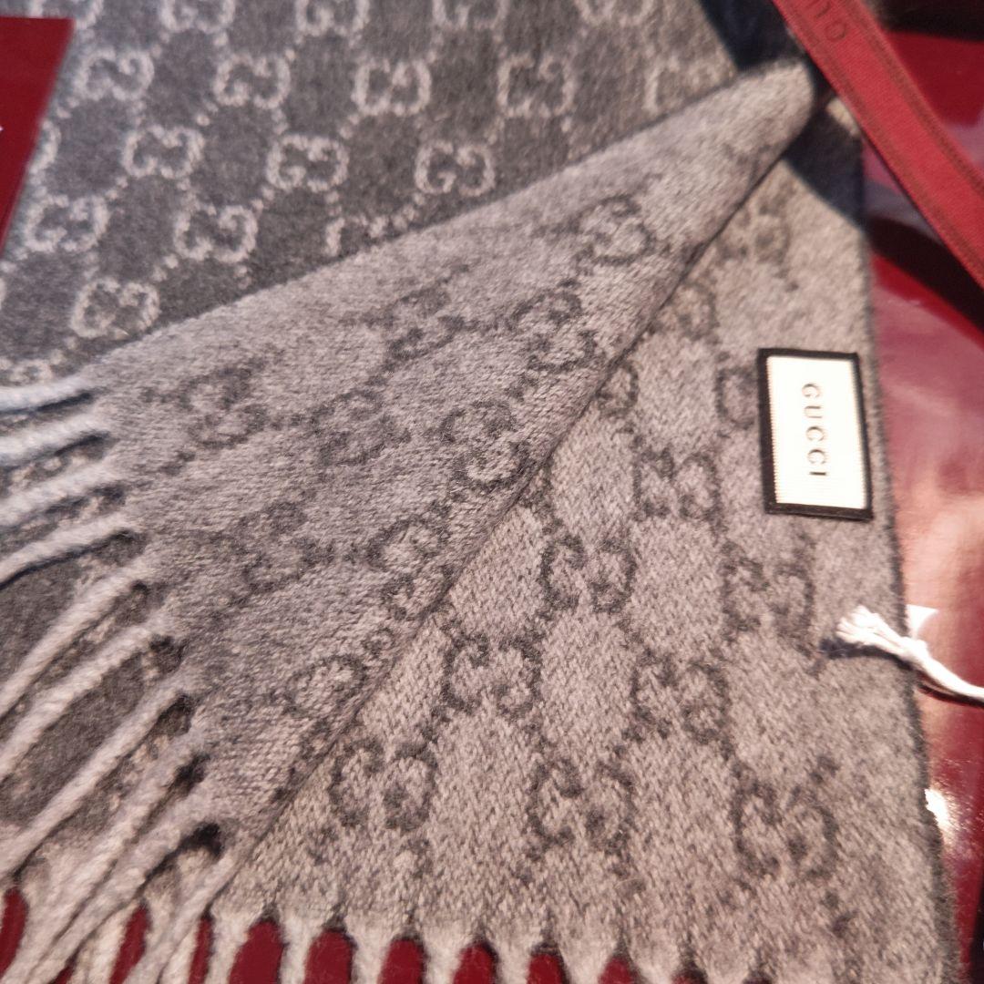 ❤極美品箱付き❤GUCCI マフラー ショール スカーフ❤最高級カシミア❤