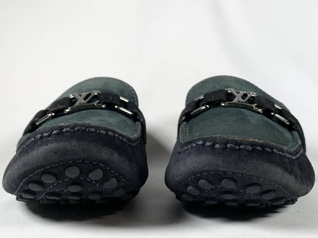 st185【正規】極美品 ルイヴィトン スエード ドライビングシューズ 7