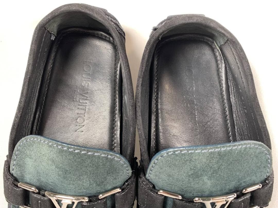 st185【正規】極美品 ルイヴィトン スエード ドライビングシューズ 7