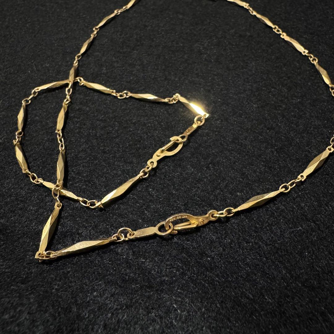 v*o様 切子 アンティークゴールド デザインチェーン ネックレス＆ブレスレット