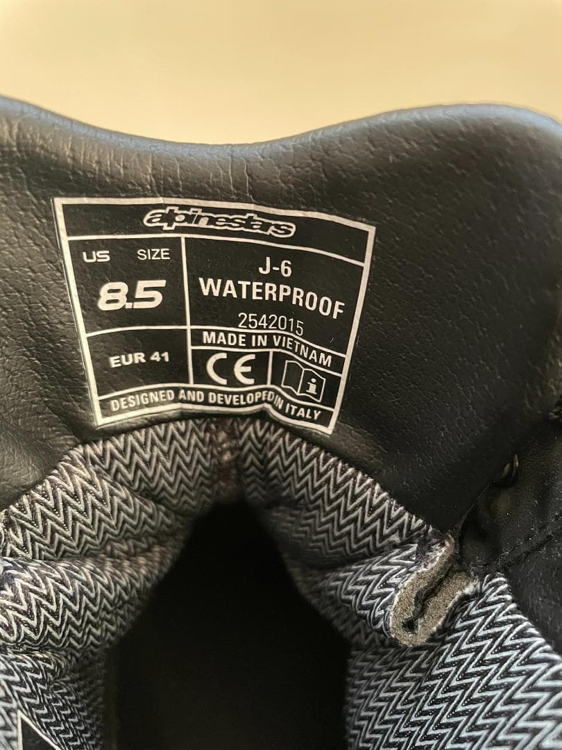 Alpinestars J-6 防水シューズ サイズ: 41/26cm