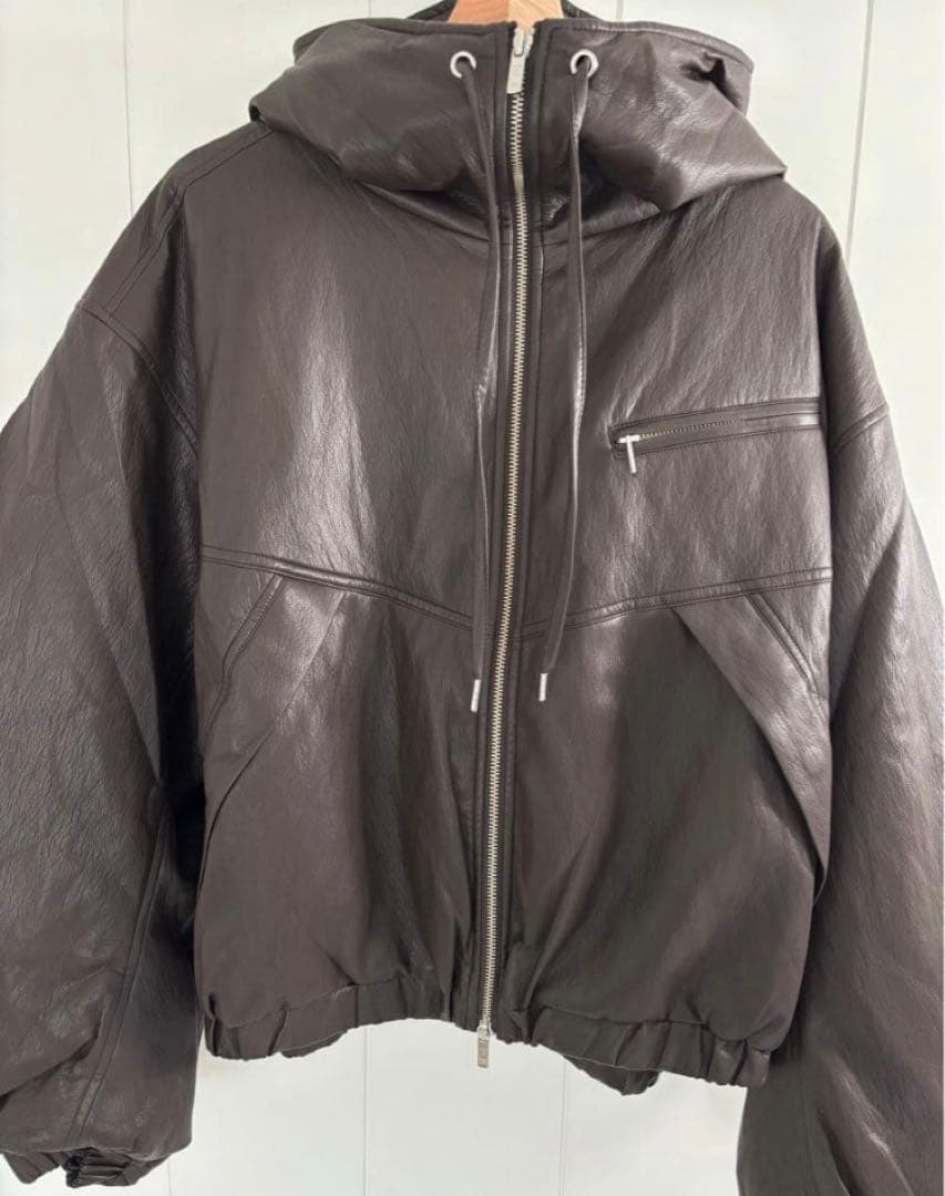 PRANK PROJECT フェイクレザーパテッドトラックジャケットJacket