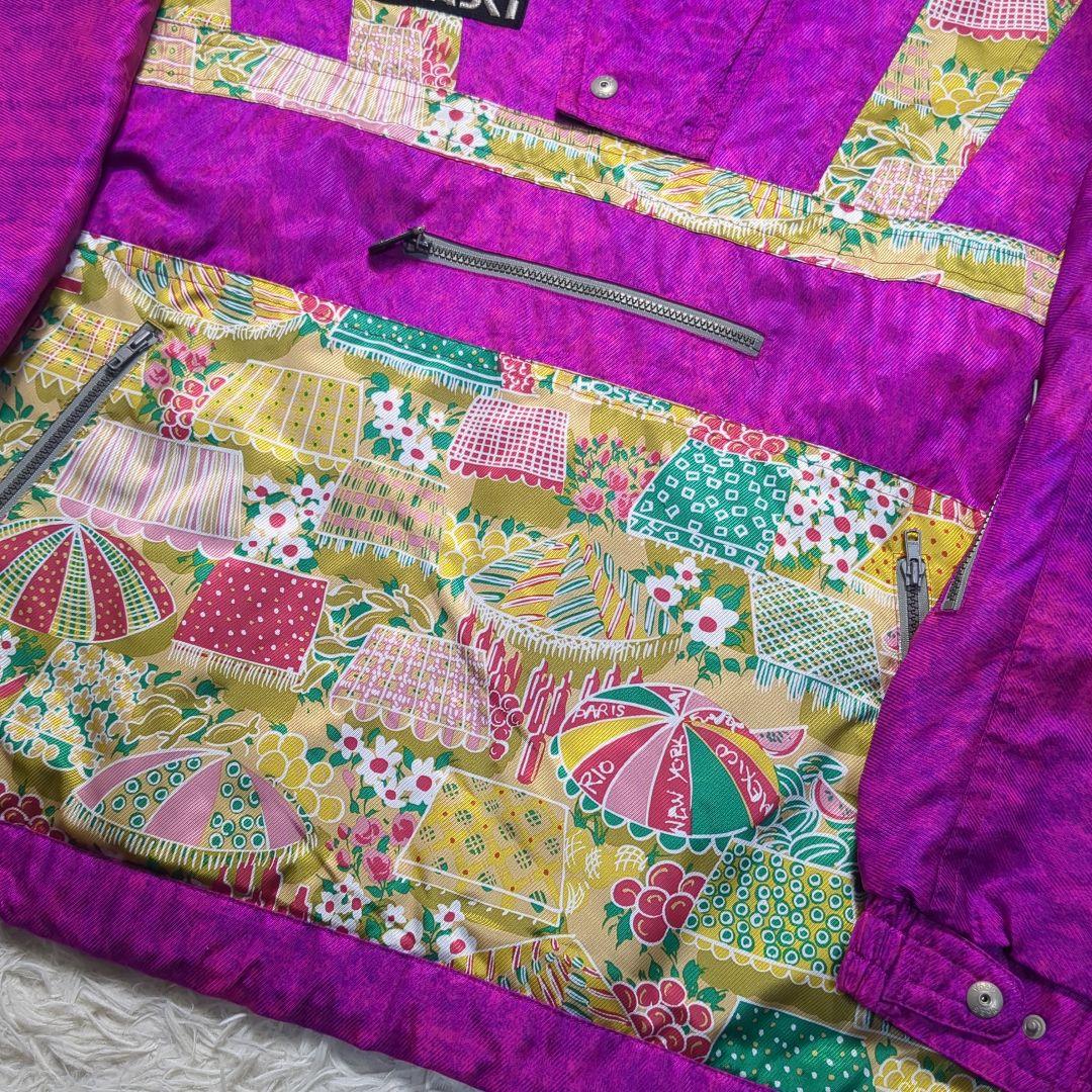 【レア✨BOYASKI✨LL】スキー スノー ウェア 和柄 レトロ セットアップ