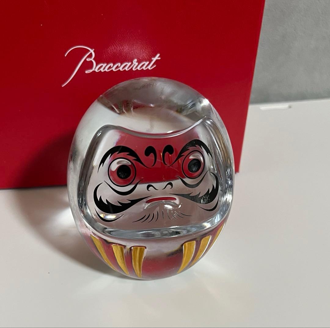 Baccarat バカラ ダルマ 縁起物 クリスタル★