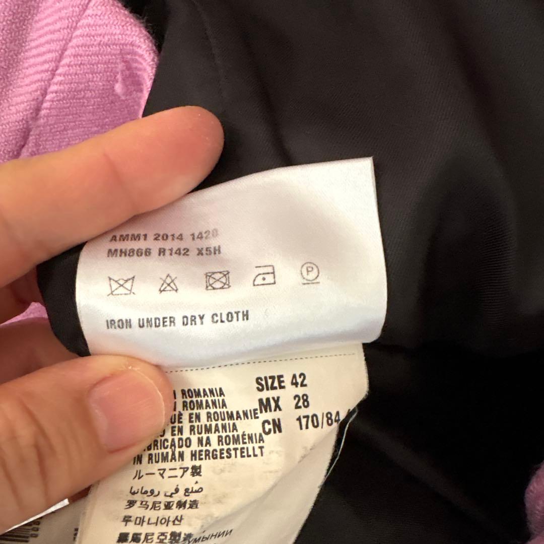 miu miu ピンクピーコート