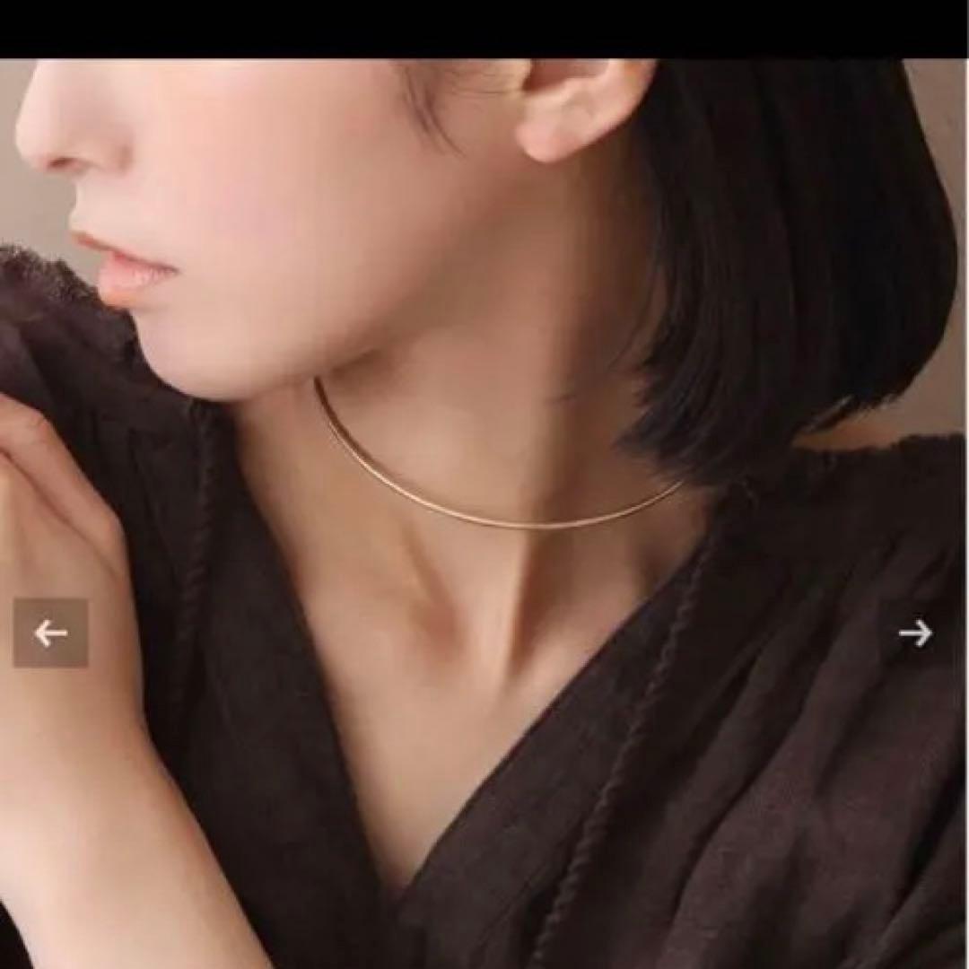 lilas 2.5パイプC型チョーカー K10 ネックレス