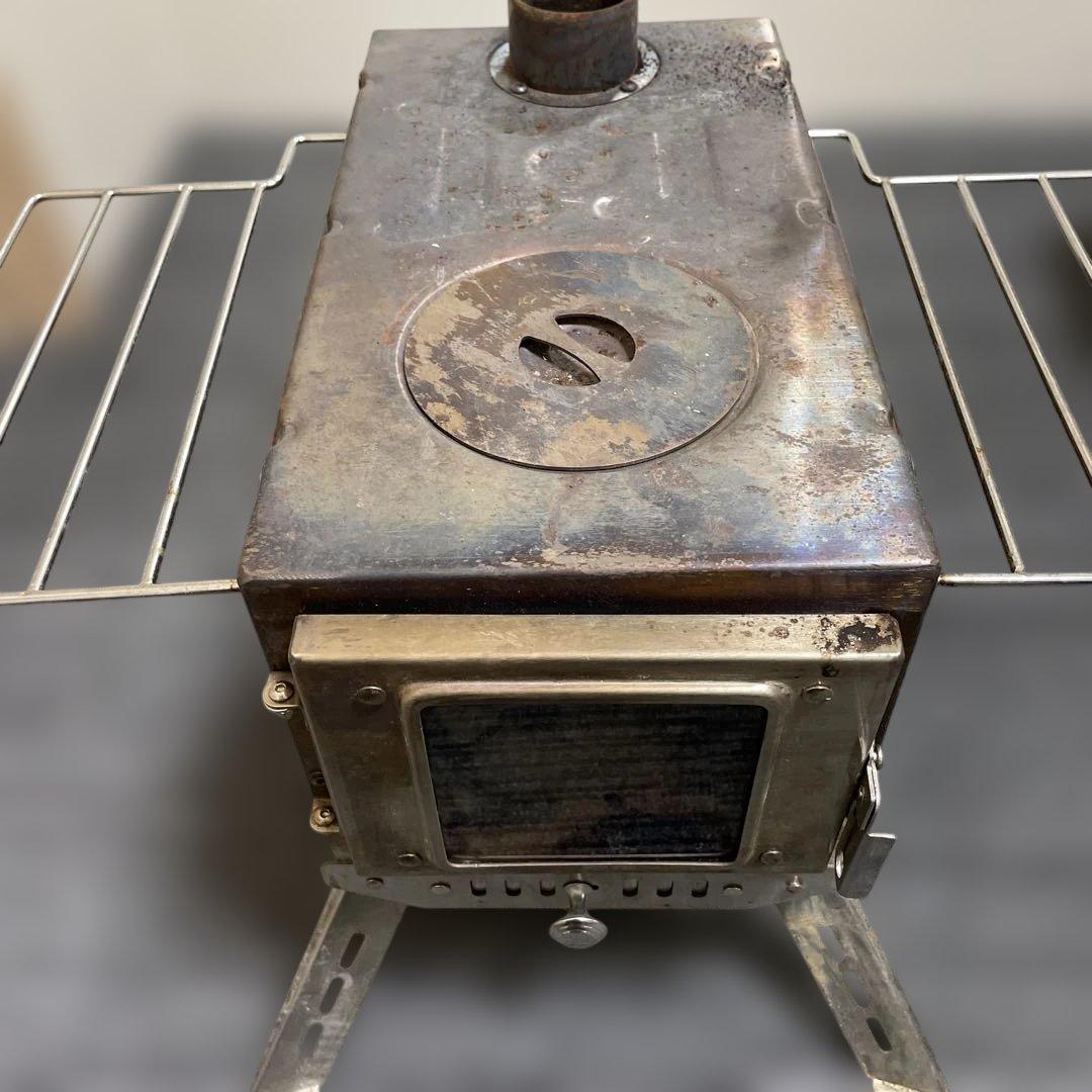 おまけ煙突付きSENQI 薪ストーブ キャンプ テント コンロ 折りたたみ式