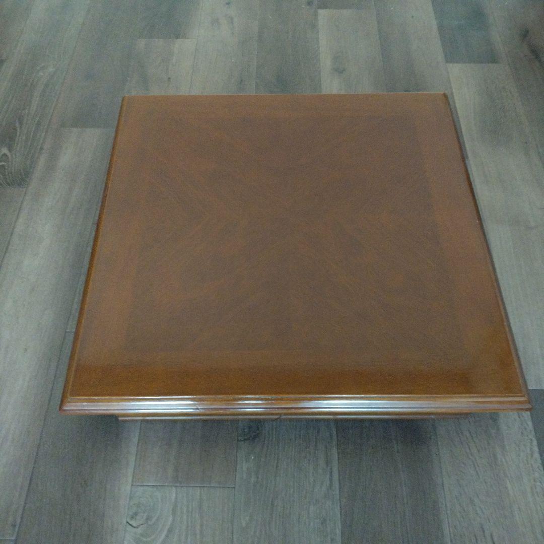 ✩アンティークテーブル ＋折り畳みテーブルセット　ダークブラウン　美品✩