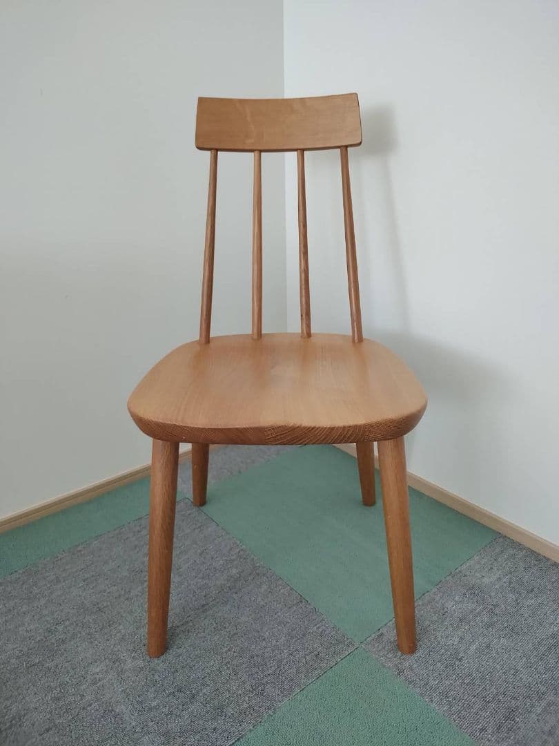 ☆【国産】☆飛騨産業☆ツグミ チェア 　ホワイト・オーク2脚　①/4　④/4