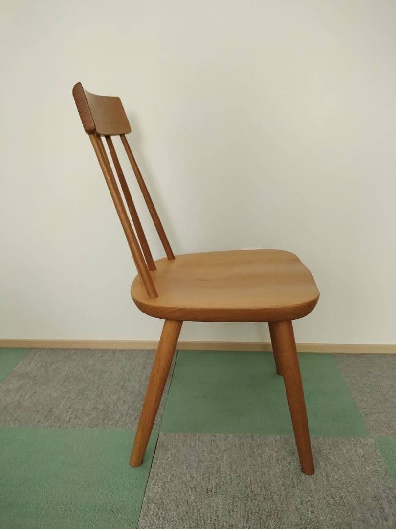 ☆【国産】☆飛騨産業☆ツグミ チェア 　ホワイト・オーク2脚　①/4　④/4