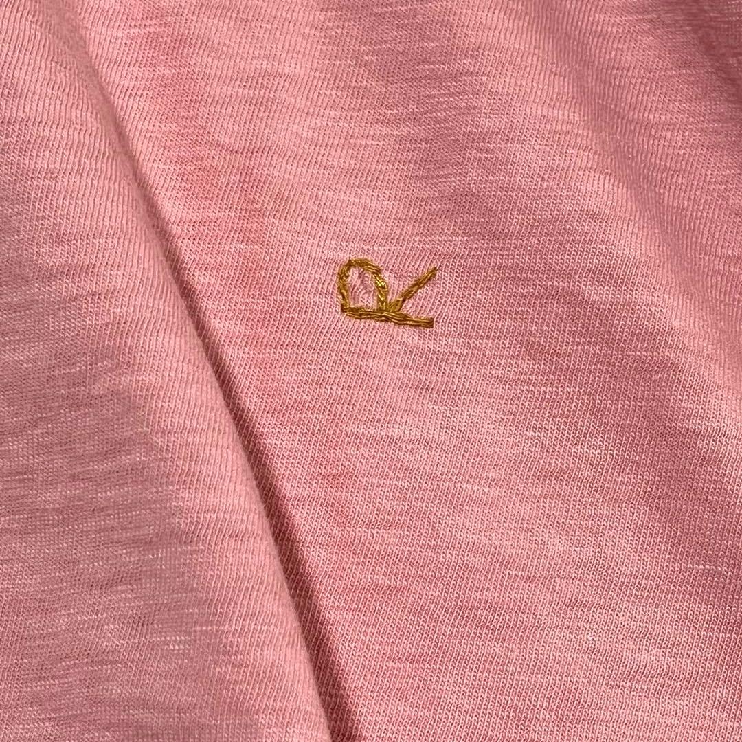 45rpm 45R ジンバブエコットン　45色天竺Mポロ ピンク　桜色