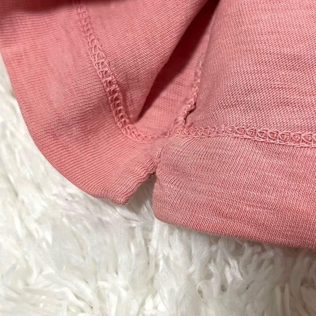 45rpm 45R ジンバブエコットン　45色天竺Mポロ ピンク　桜色