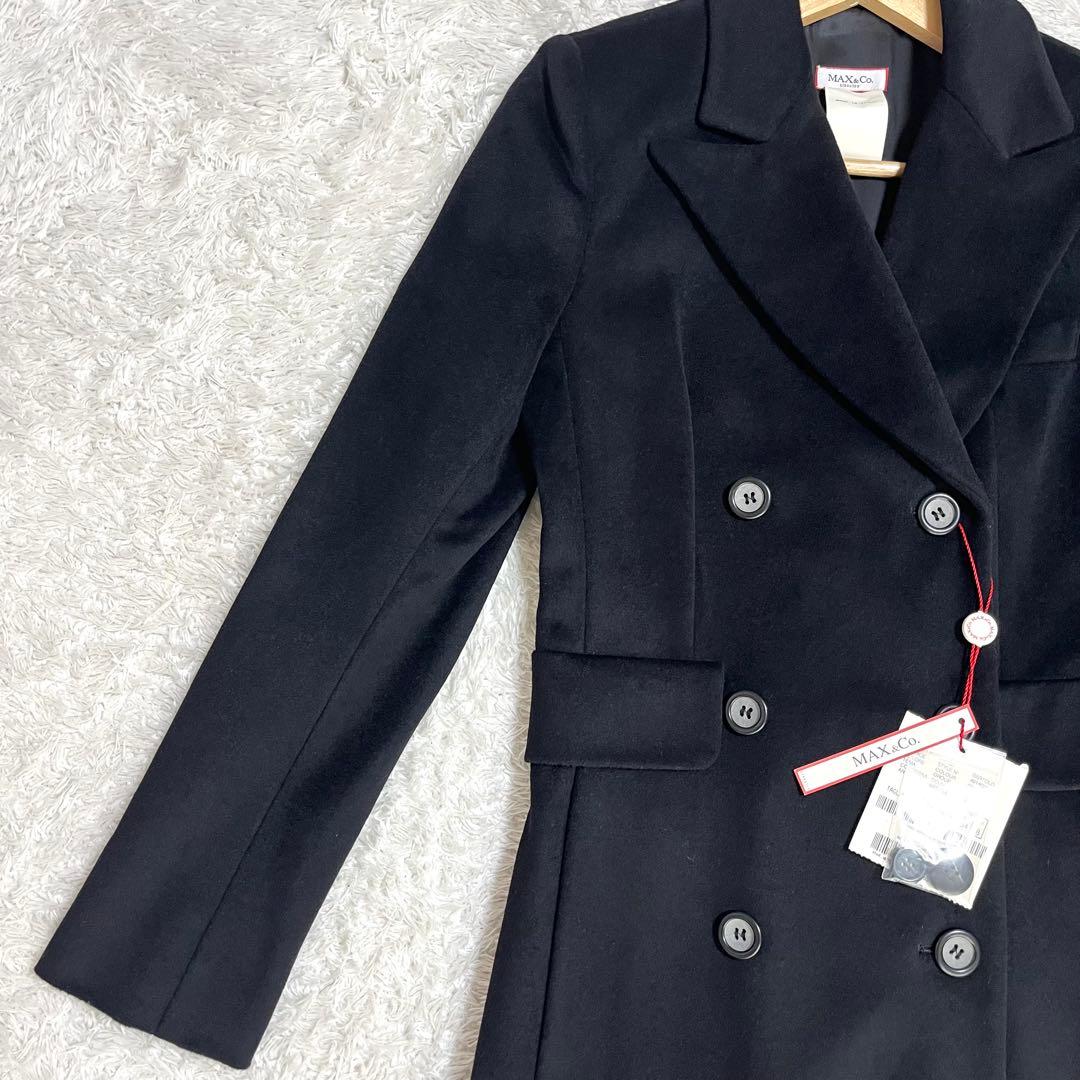新品タグ付✨マックスアンドコー MAX&CO. ロングコート アンゴラ ダブル