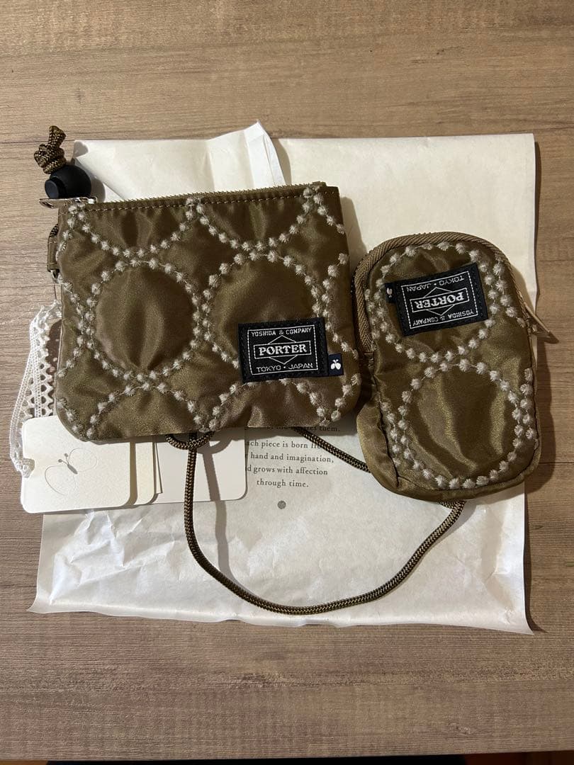 ミナペルホネン mina perhonen×PORTER キーケース　新品