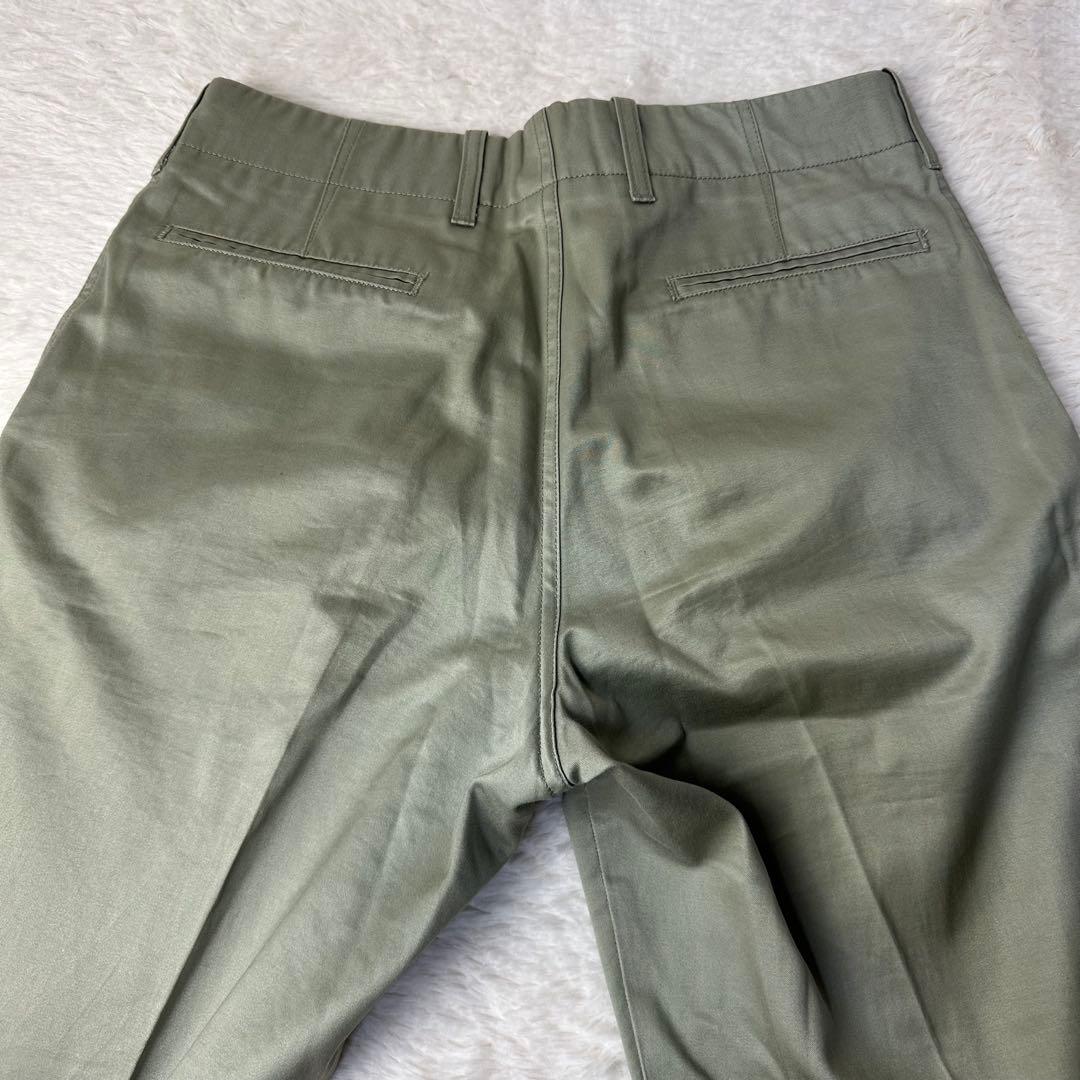 美品 ルイヴィトン 薄グリーン チノパン イタリア製 48 XL