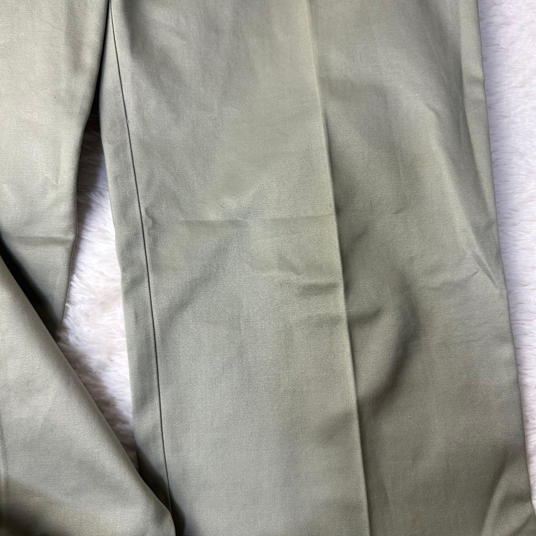 美品 ルイヴィトン 薄グリーン チノパン イタリア製 48 XL