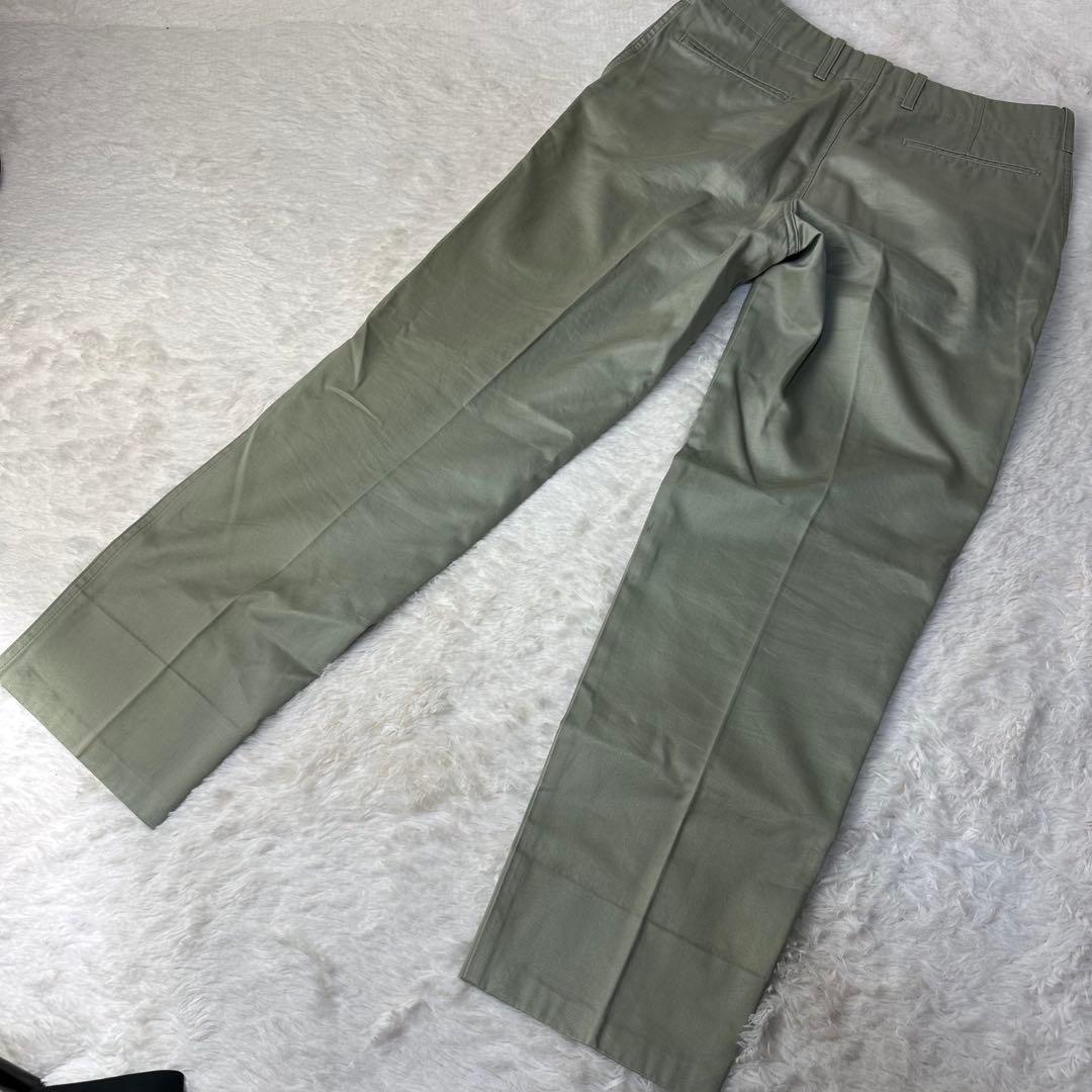 美品 ルイヴィトン 薄グリーン チノパン イタリア製 48 XL