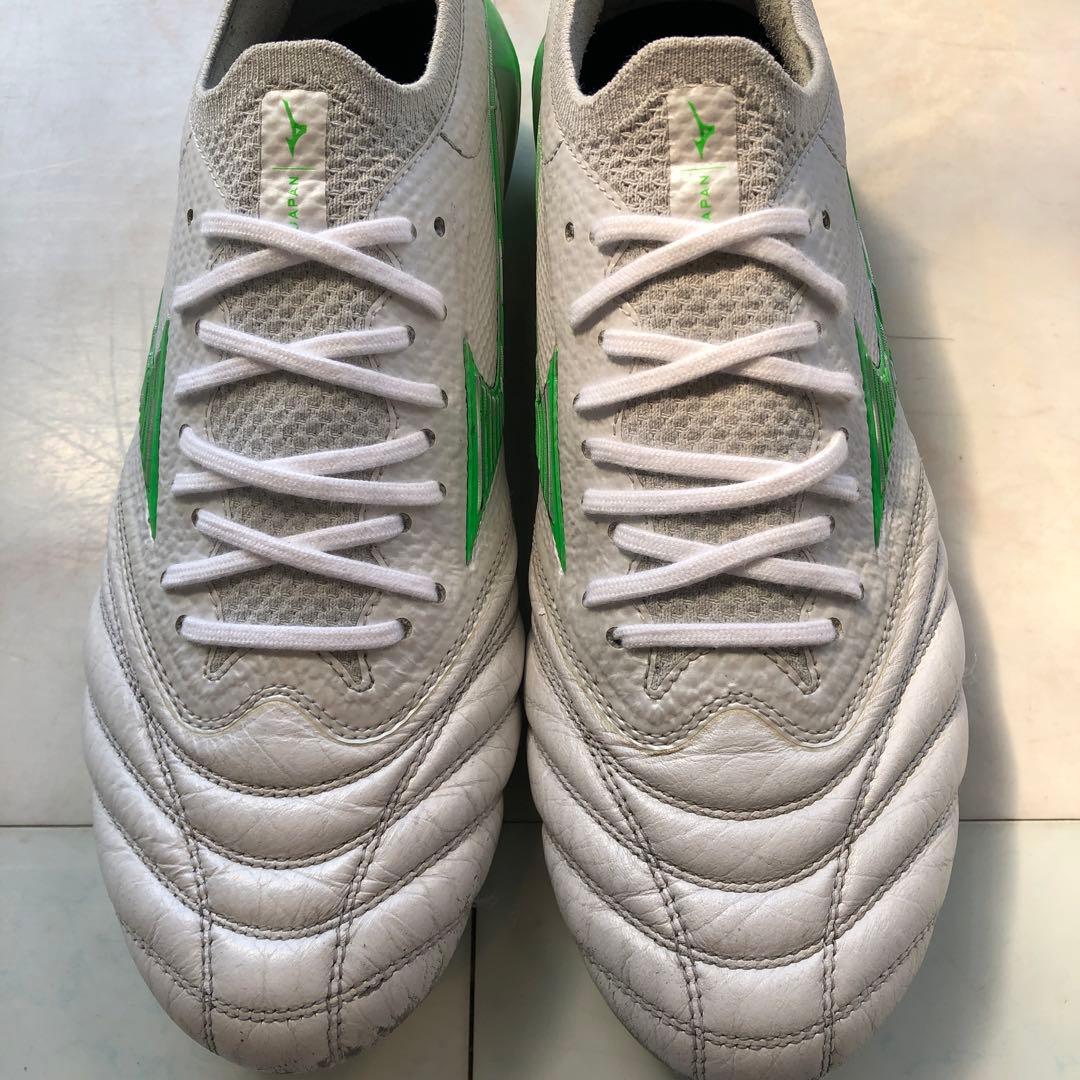 モレリア ネオ 4 b JAPAN ホワイト/グリーン