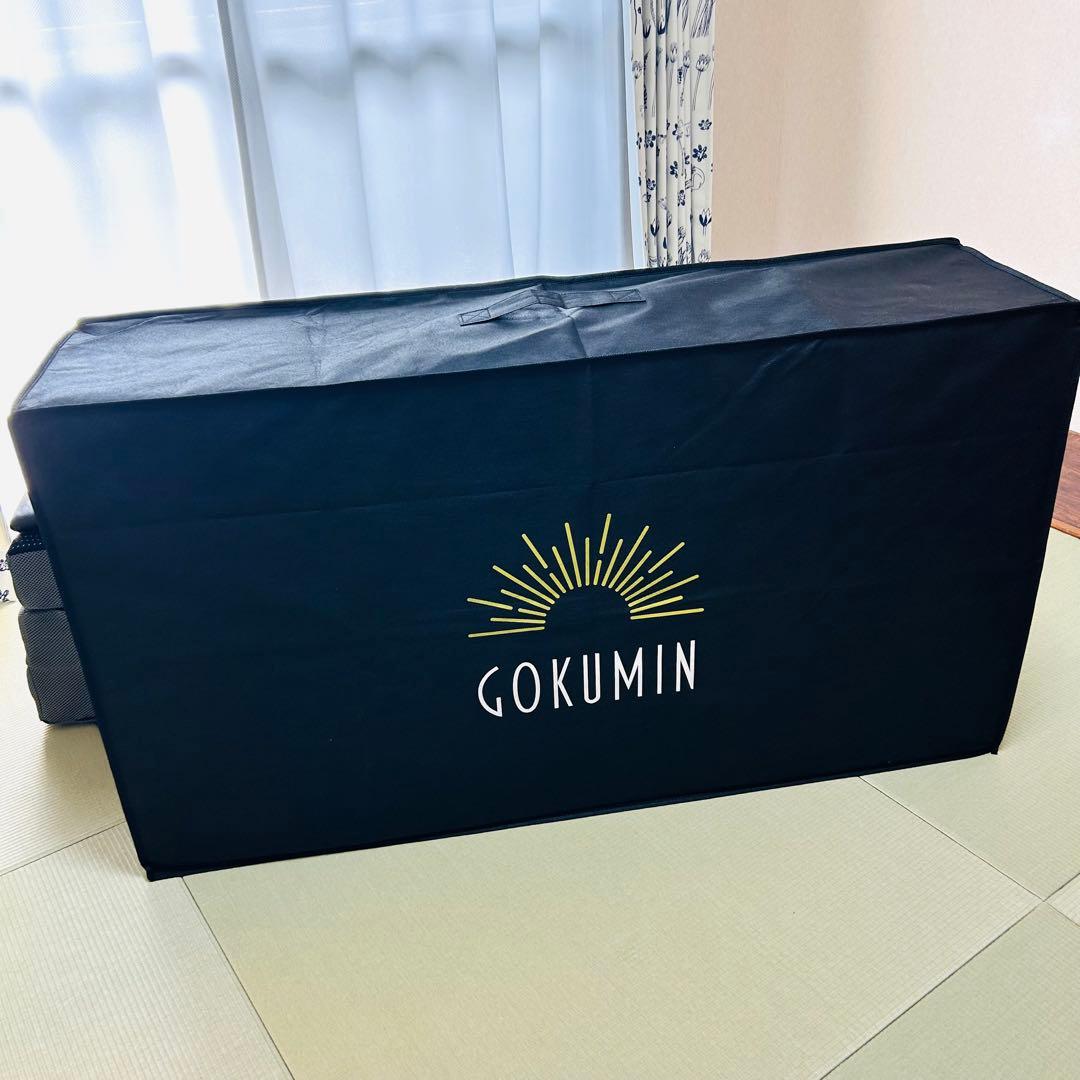 【ほぼ新品】GOKUMINマットレス セミダブル 2層高反発 (1枚目)