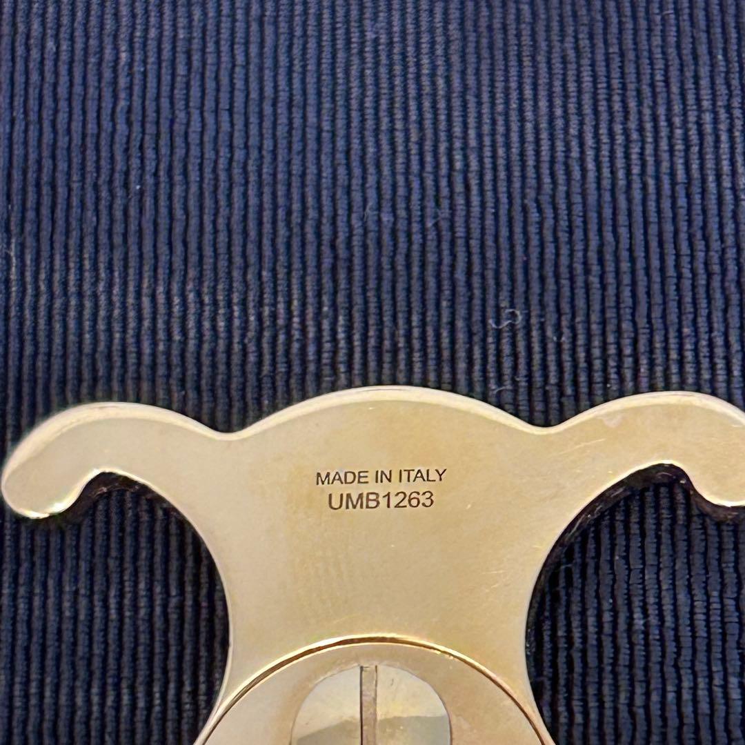 CELINE セリーヌ トリオンフ マカダム ヘアクリップ ヘアピン ピン留め