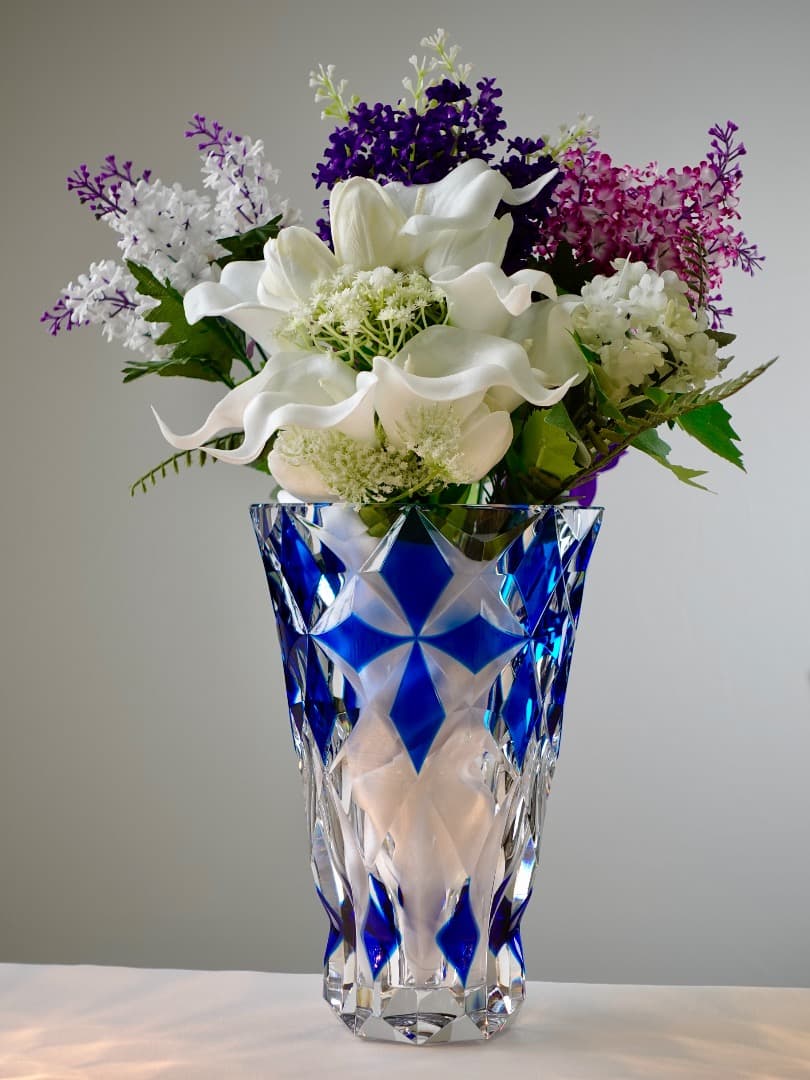 HERMES Saint Louis サンルイ 花瓶 ベース 25cm 美品