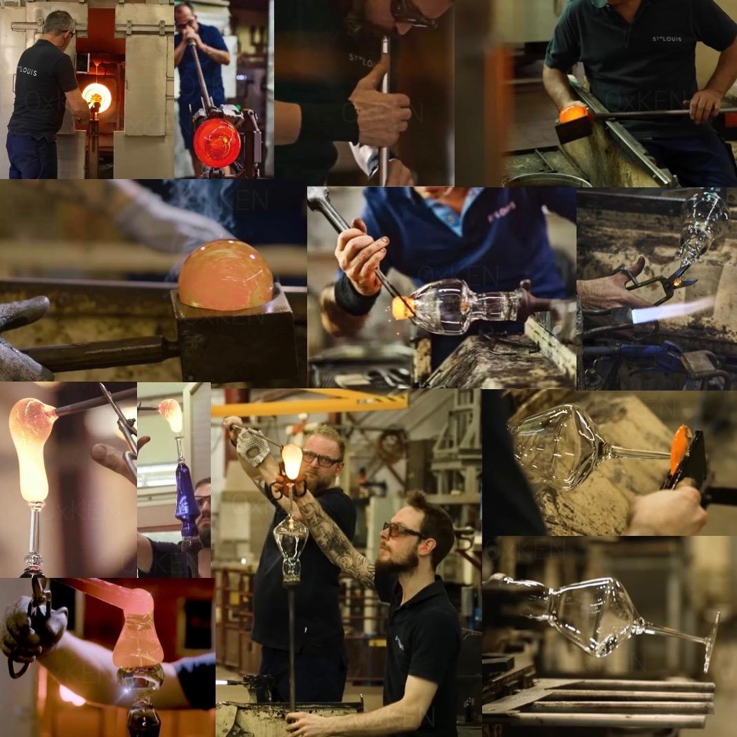 HERMES Saint Louis サンルイ 花瓶 ベース 25cm 美品