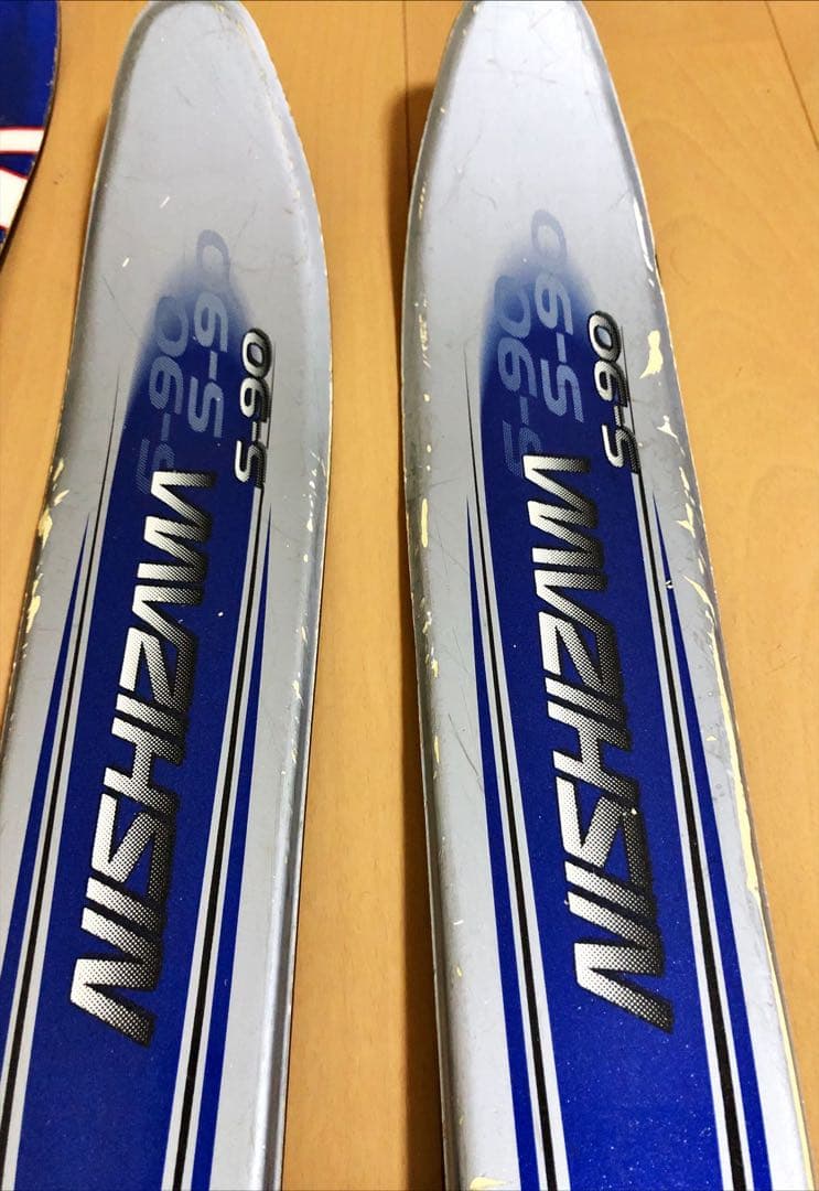 スキー板　ストック付き　2セット②