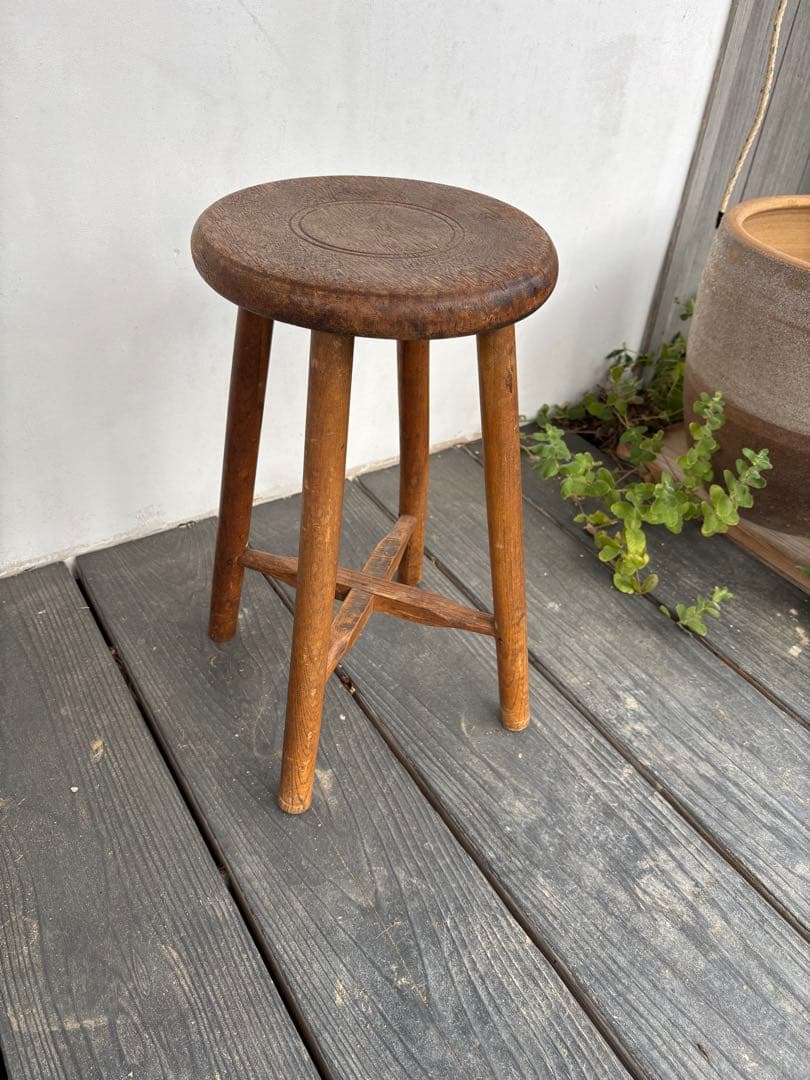 Vintage stool ビンテージ　スツール　検　椅子　アンティーク　レトロ