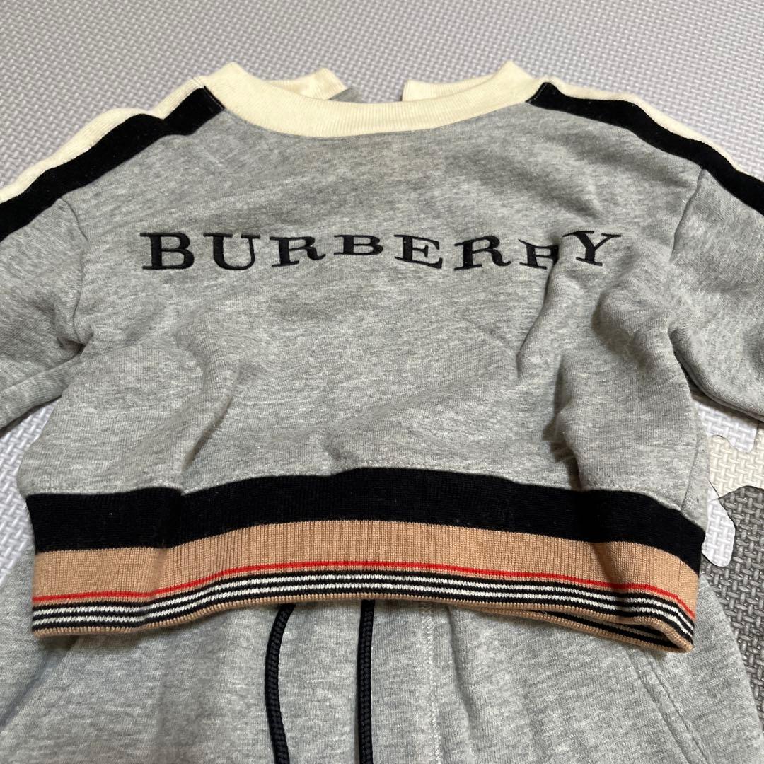 BURBERRY スウェットセット 100cm~ グレー