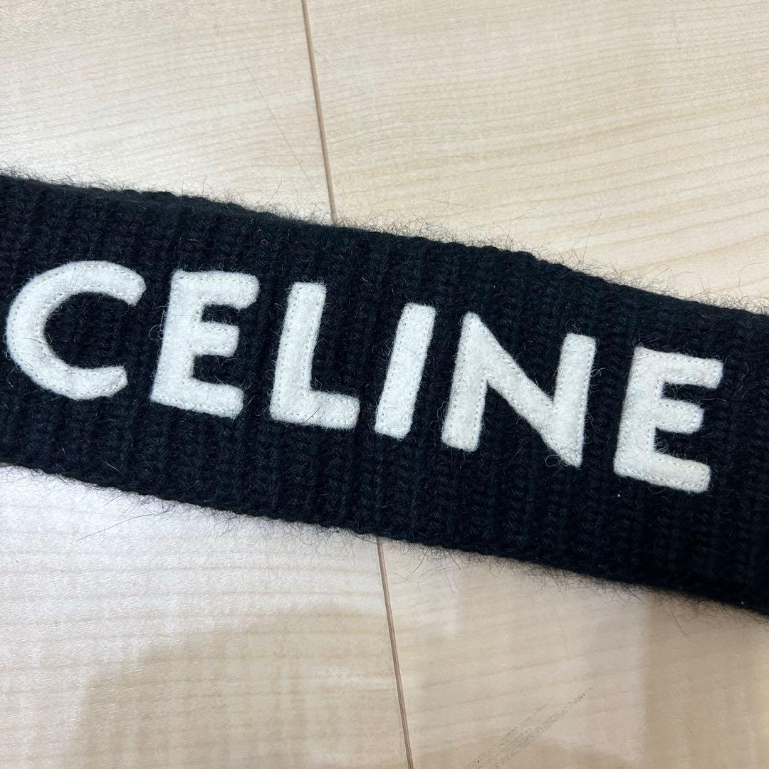 CELINE ヘアバンド　ニット