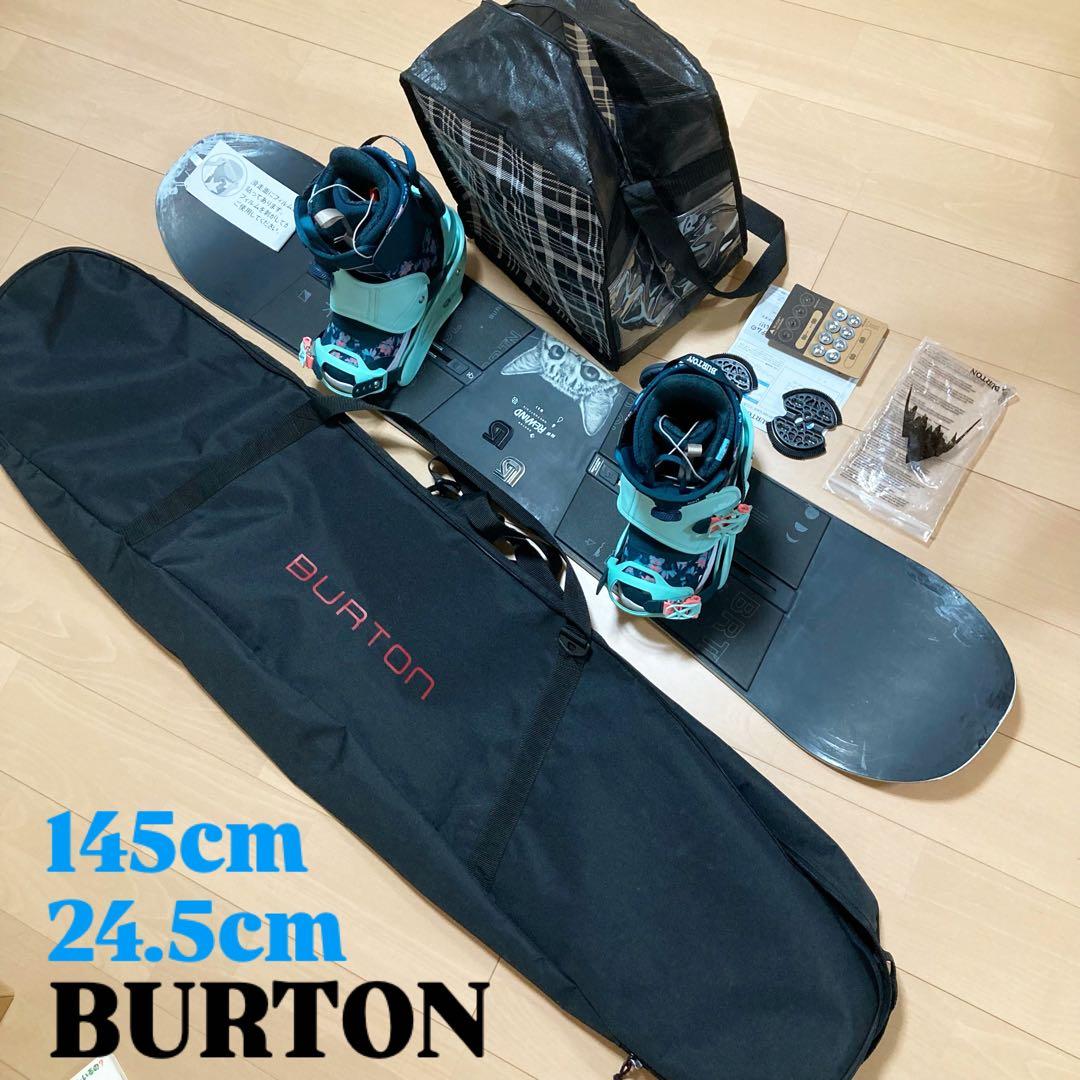 週末限定値下！BURTON スノーボード 145cm ブーツ 24.5cm