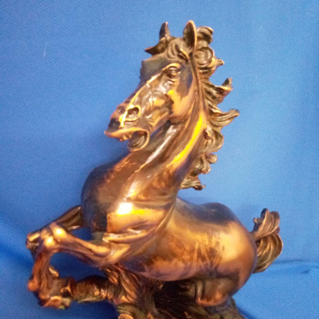 馬の置物　ブロンズ像　銅製　イタリア製　重量5.1kg