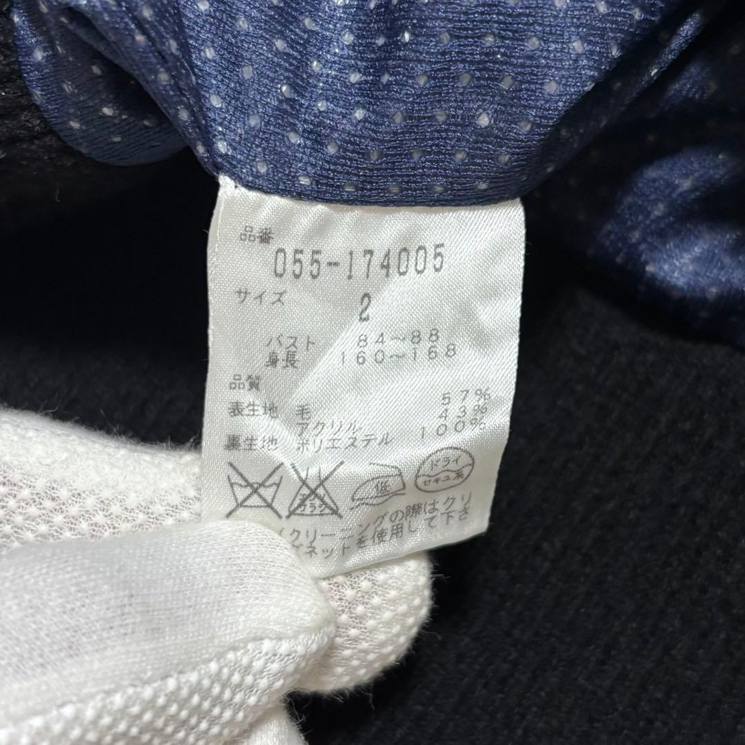 パーリーゲイツ ロゴ ニットブルゾン ダブルジップ ジャケット