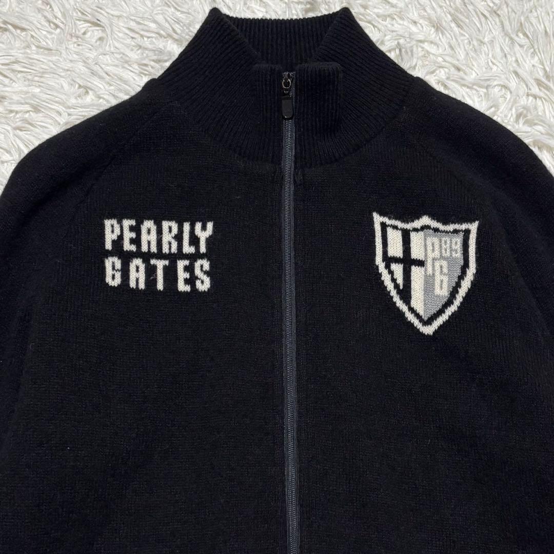 パーリーゲイツ ロゴ ニットブルゾン ダブルジップ ジャケット