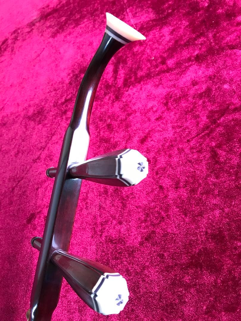 二胡★紫檀★本格錦蛇皮★古月琴坊・万其興製作★十年保証★二胡必需品セット