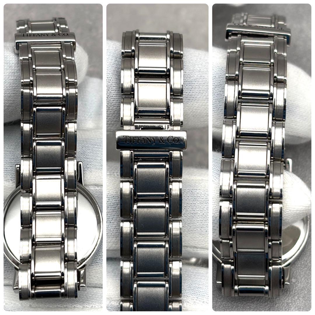 ✨美品　稼働✨ティファニー　アトラス　ローマンベゼル　デイト　2針　コマ　箱付き