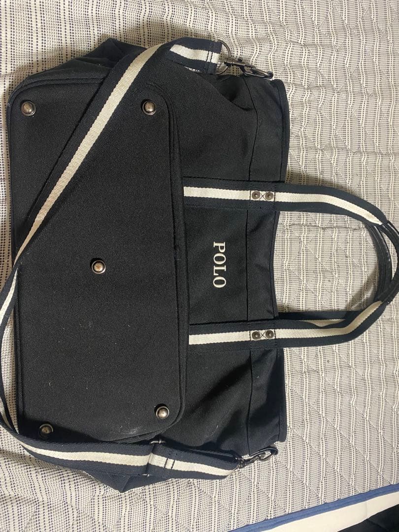 Polo Ralph Lauren 黒ボストンバッグ