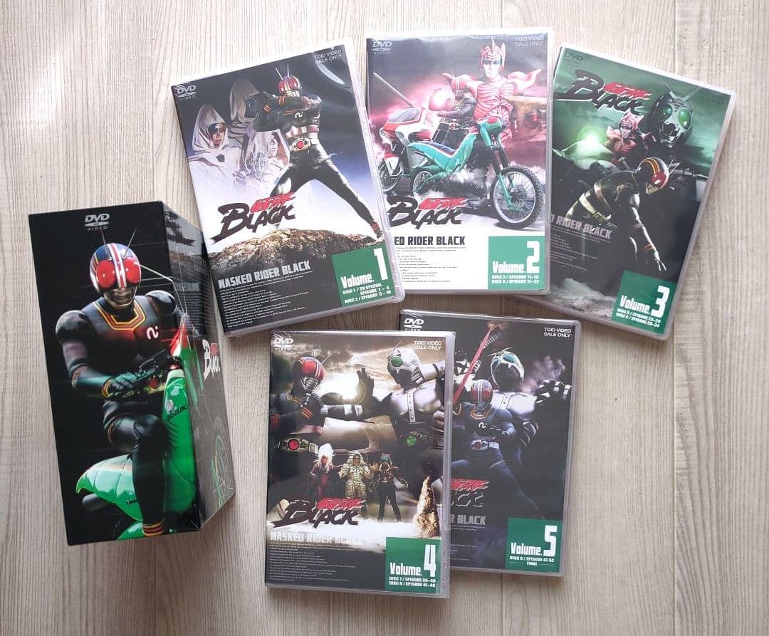 【新品 未開封 非売品】仮面ライダー BLACK【DVDBOX 5枚組】