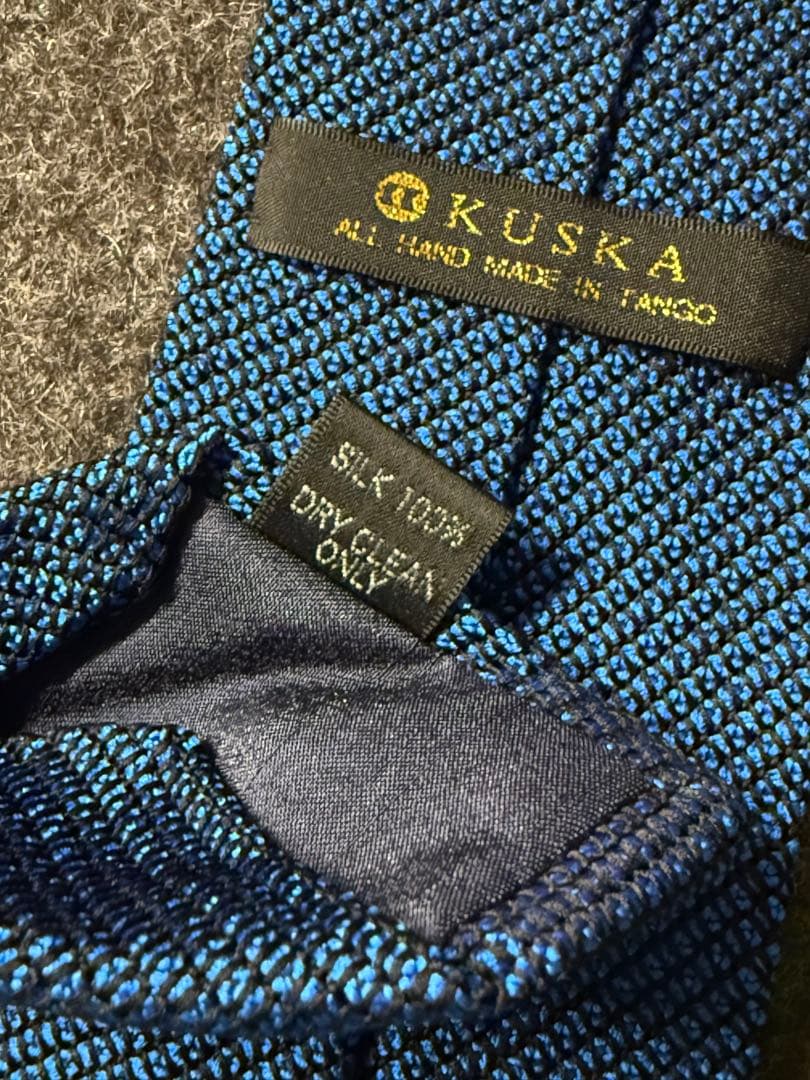 KUSKA クスカ フレスコタイ 丹後ブルー