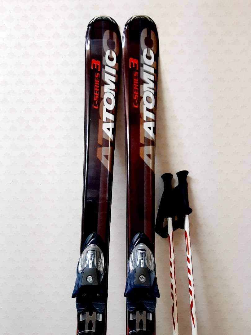 アトミック　スキーセット　ストック付き！！！