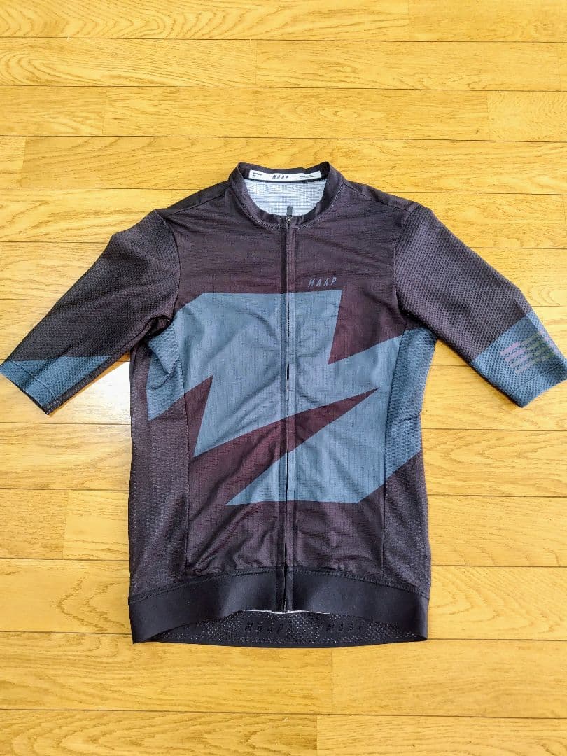  PRO FIT サイクルジャージ　Sサイズ　ブラック　ブルーグレー