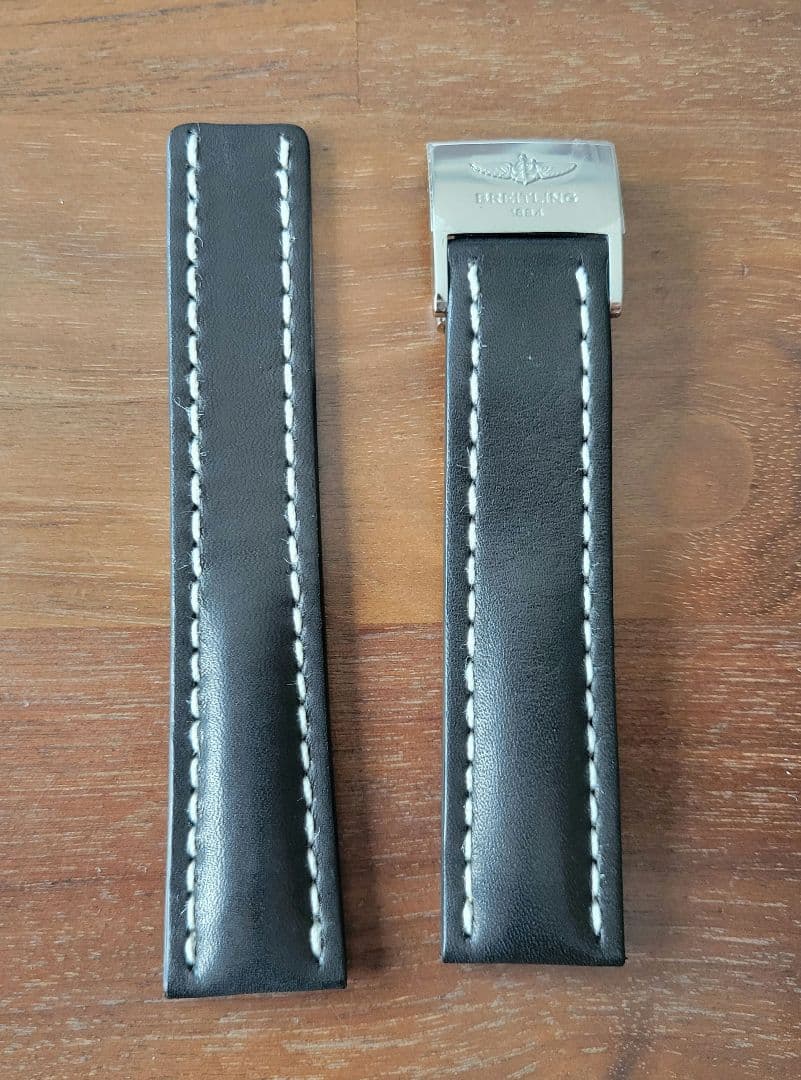 ブライトリング純正カーフベルト