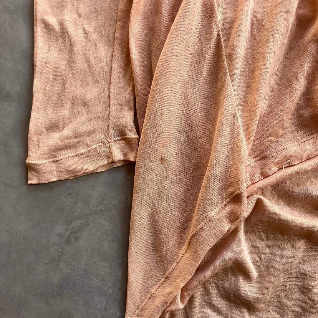 トップス 00s Ann Demeulemeester silk l/s cutsew