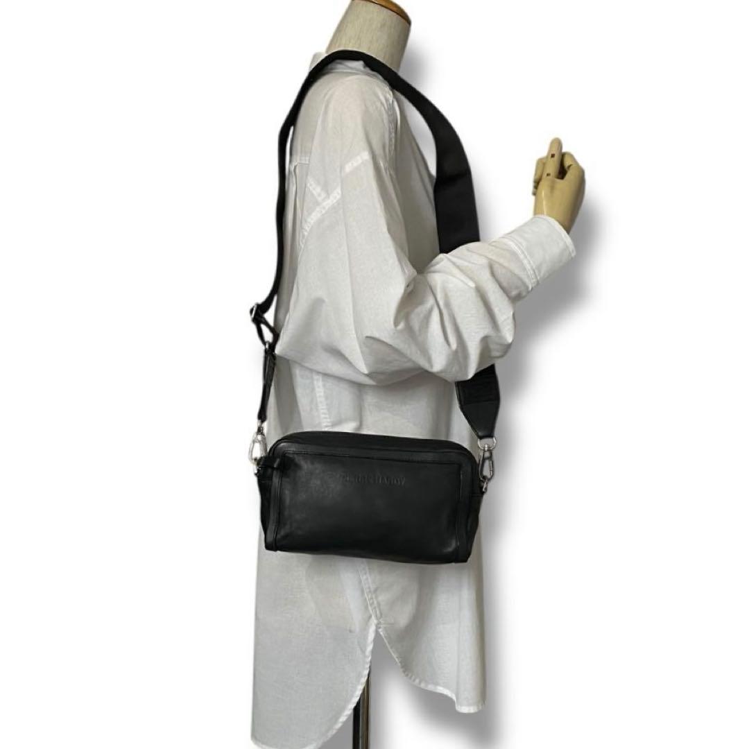 美品 PIERRE HARDY 2WAY レザー ショルダーバッグ バッグ 本革