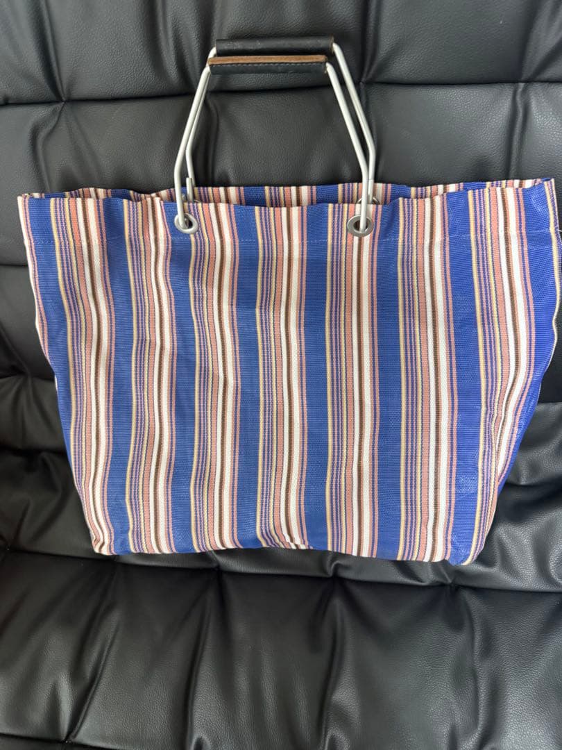 MARNI ストライプ かごバッグ