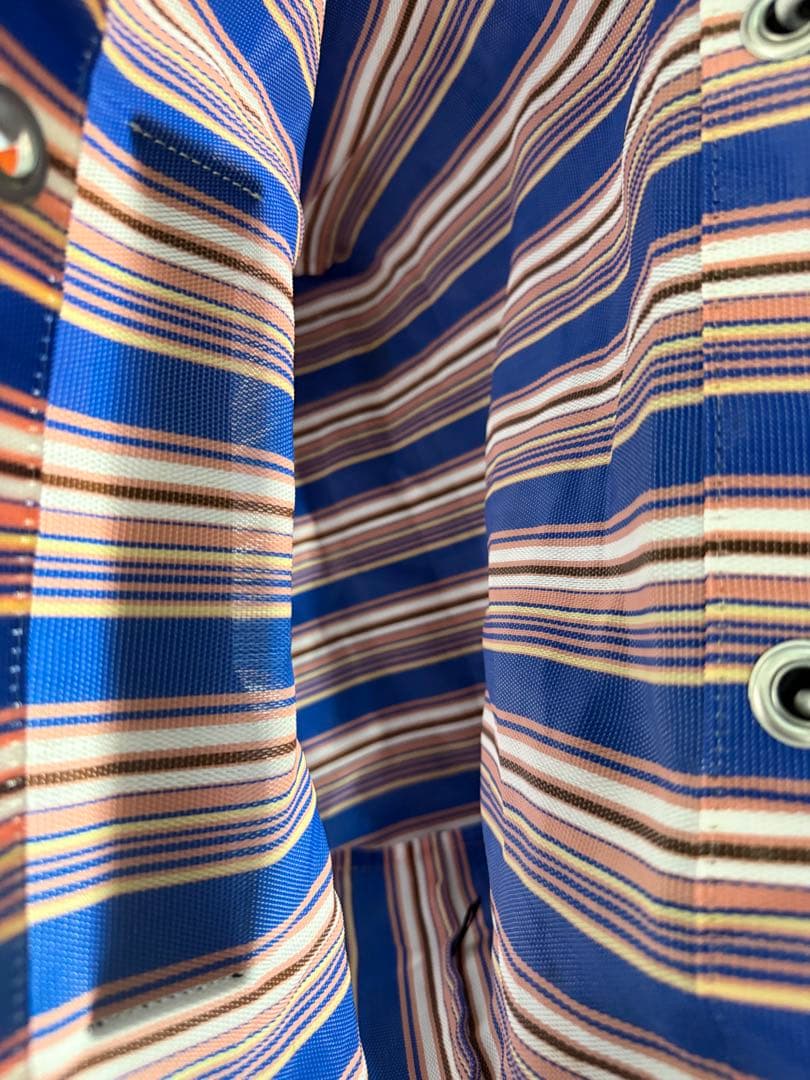 MARNI ストライプ かごバッグ